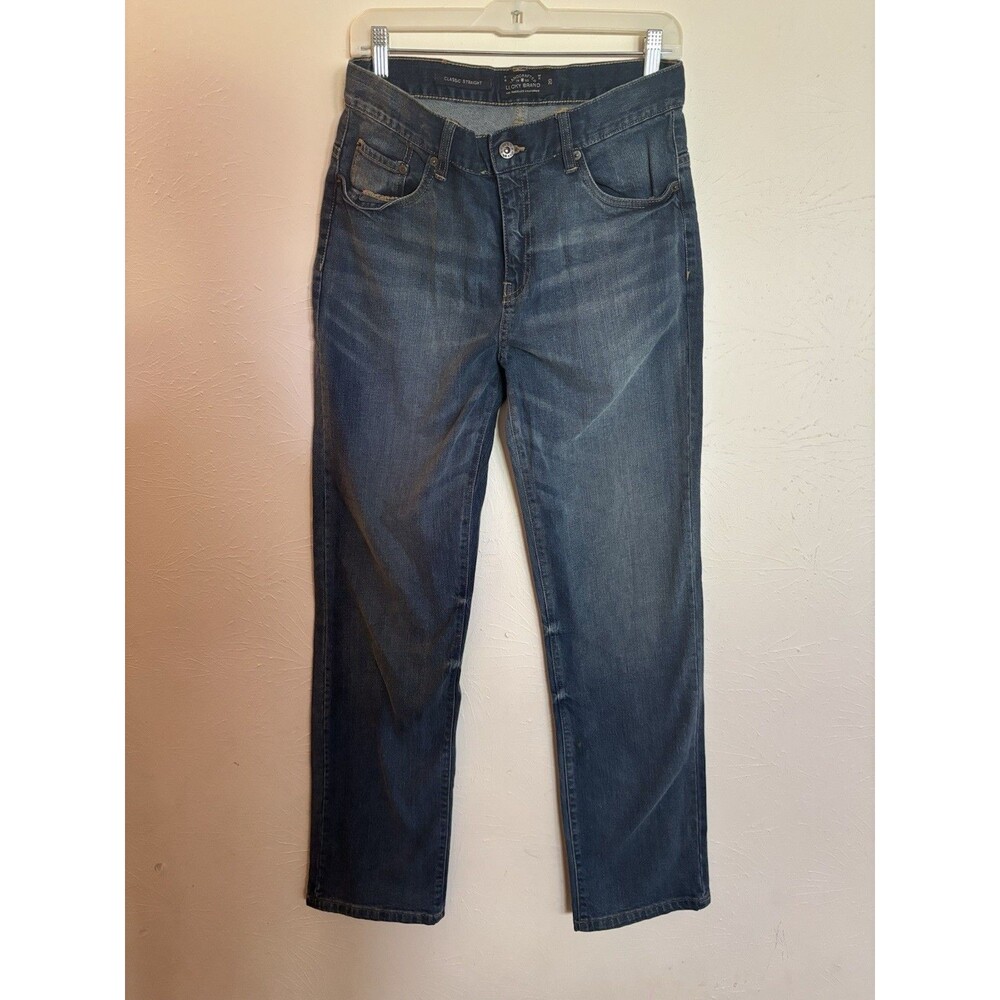 Lucky Brand Classic Straight Fit Jeans 20 Blue Stretch Denim 33X31‎